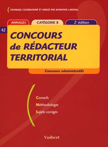 Concours de rédacteur territorial: Annales Catégorie B Books