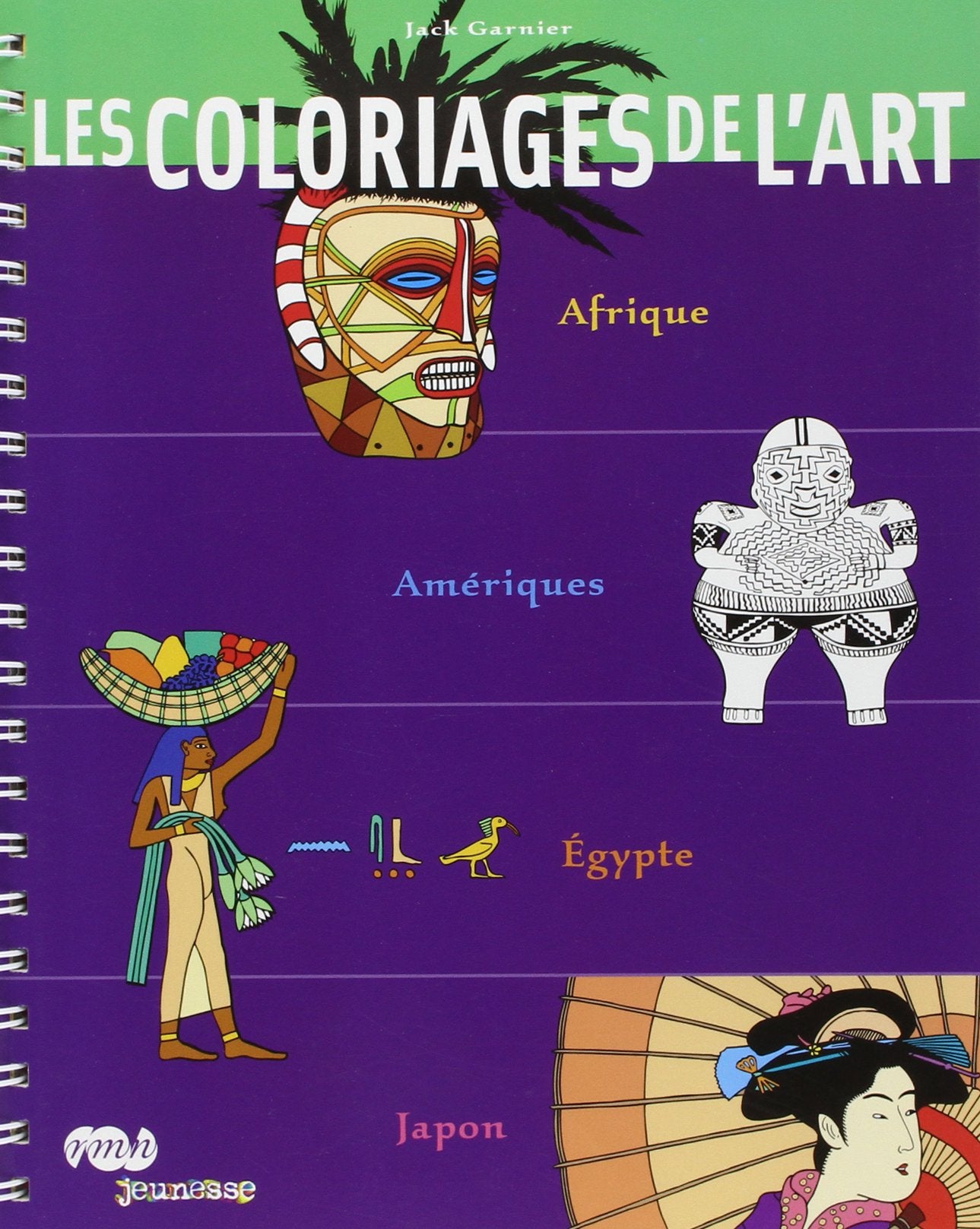 LES COLORIAGES DE L'ART AFRIQUE / AMERIQUES / EGYPTE / JAPON Film, Art & Culture