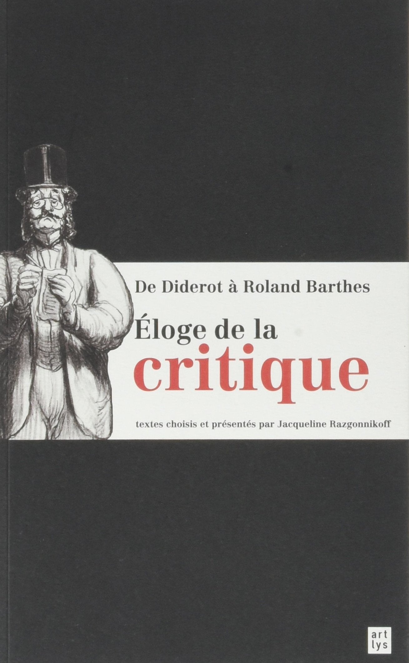 de diderot à r.barthes éloge de la critique book
