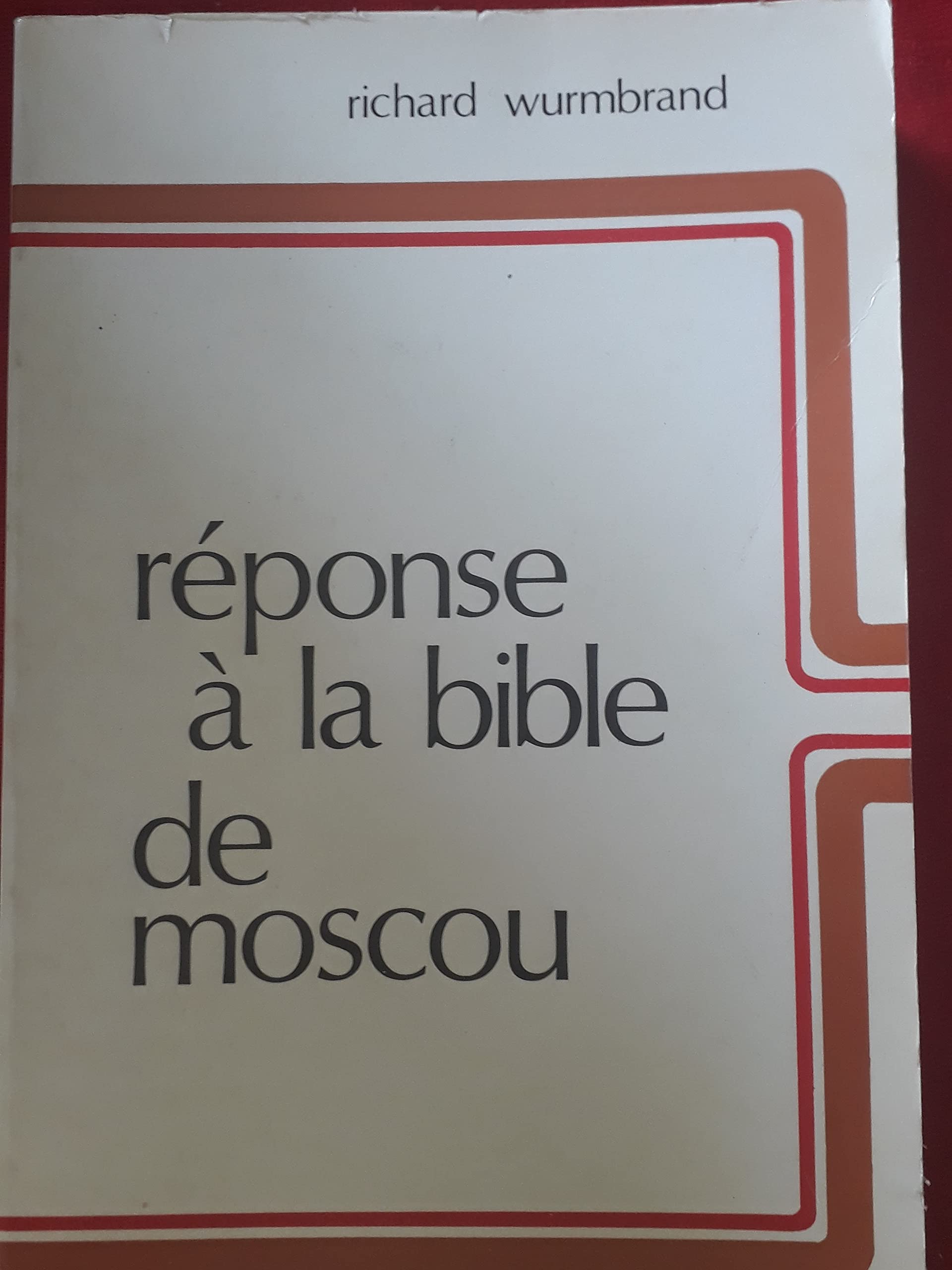 Réponse a la bible de moscou Books