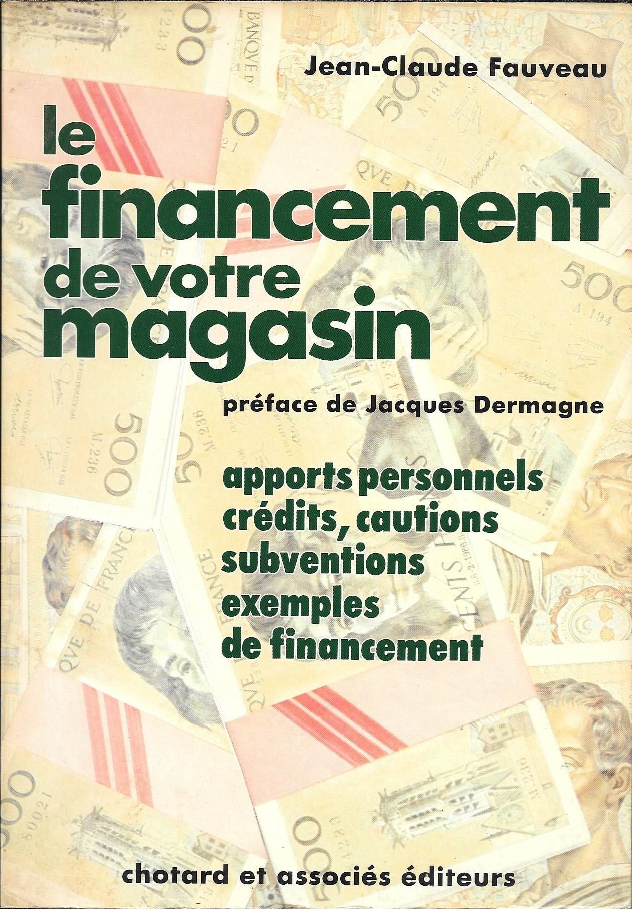 Le Financement de votre magasin : apports personnels, crédits, cautions, subventions, exemples de financement book