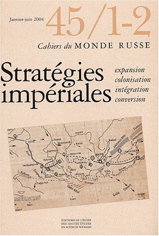 CAHIERS DU MONDE RUSSE 45/1-2 book