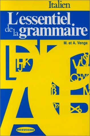 Italien. L'Essentiel De La Grammaire book
