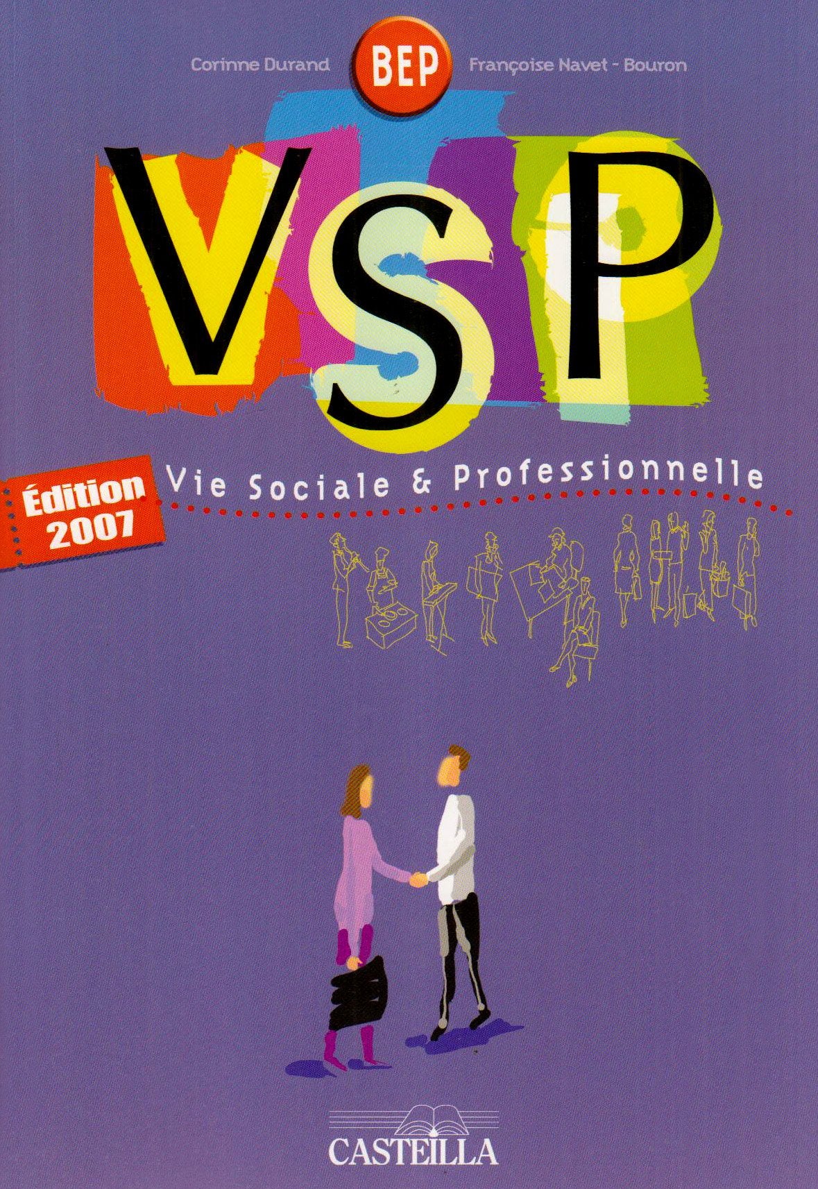 VSP, vie sociale et professionnelle BEP book