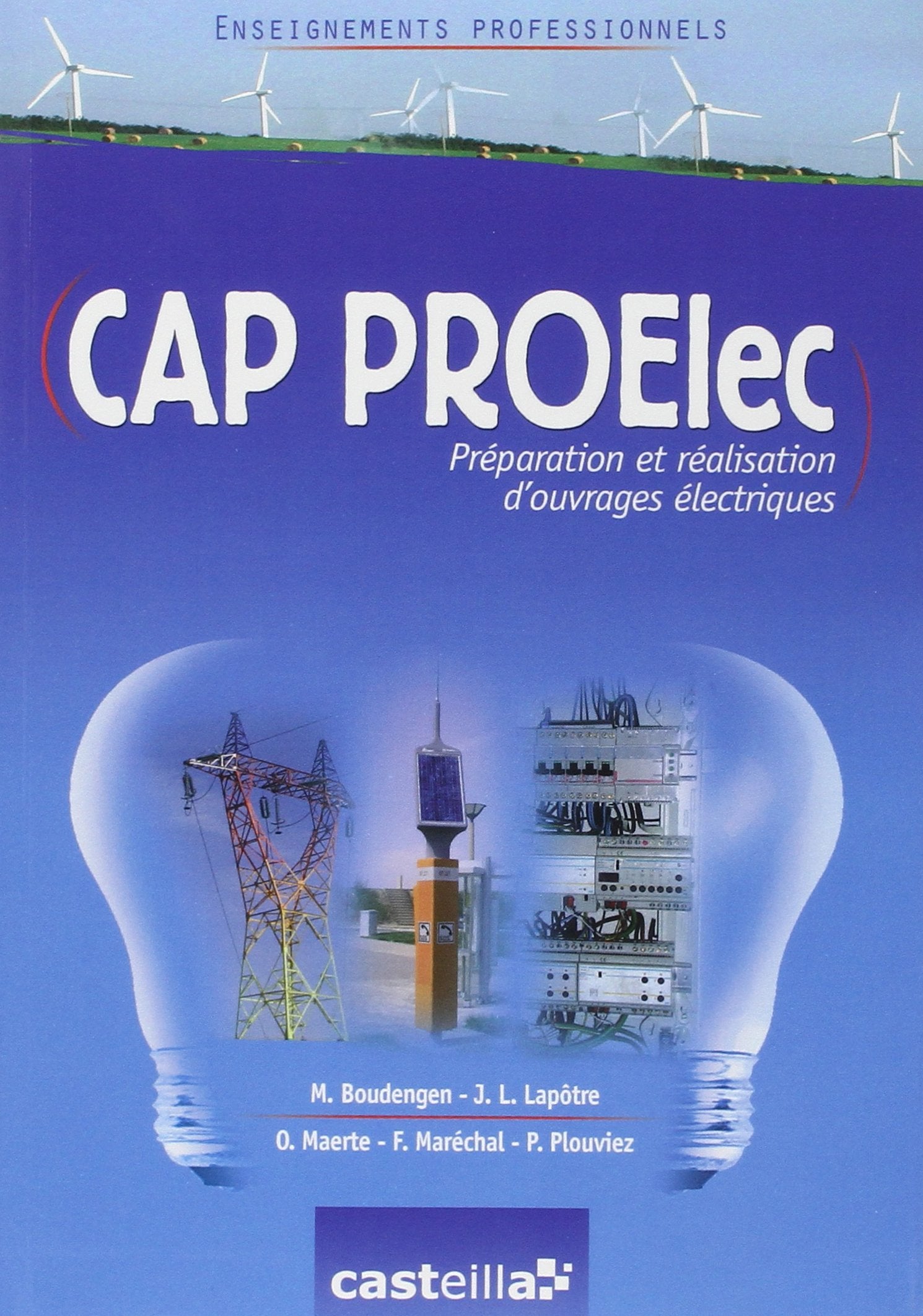Enseignements professionnels CAP PROElec (Préparation et Réalisation d'ouvrages Electriques) Books