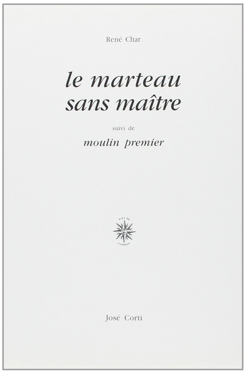 Martineau Sans Maitre: suivi de Moulin premier Contemporary literature