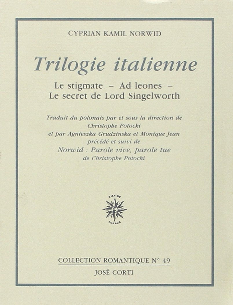 Trilogie italienne : Le Stigmate - Ad leones - Le Secret de Lord Singleworth book