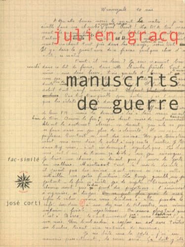Manuscrits de guerre (avec fac-similé): Edition fac-similé Contemporary literature