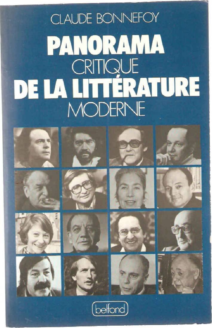 Panorama critique de la littérature moderne Books