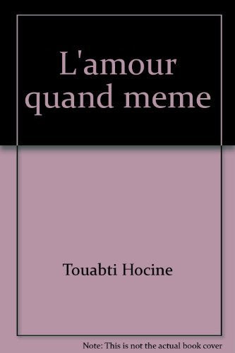 L'Amour quand même Books