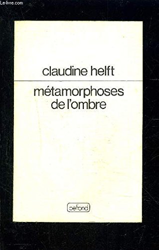 Métamorphose de l'ombre (Belf.Poesie) Books