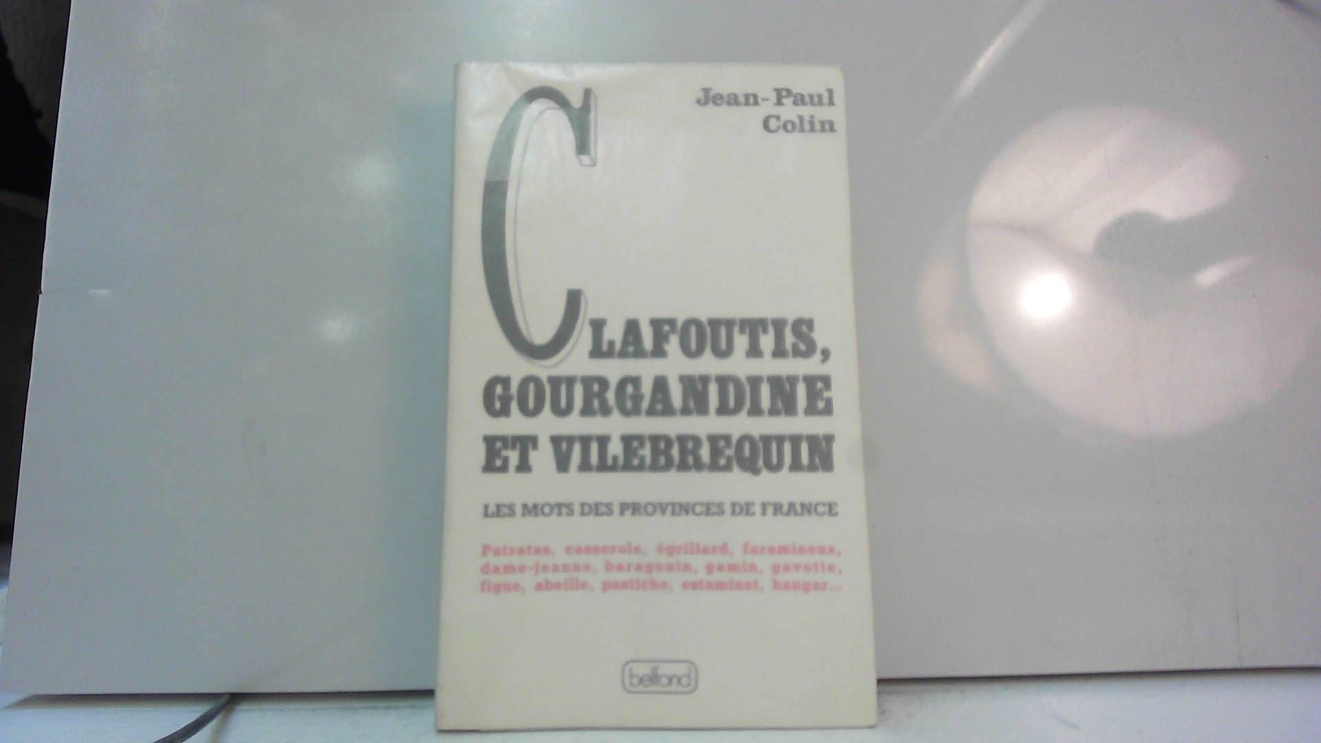 Clafoutis, gourgandine et vilbrequin : les mots des provinces de France Books