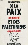 De la paix en general et des palestiniens en particulier book