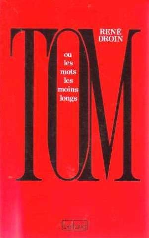 Tom ou les mots les moins longs (Belf.Litt.Franc) Books