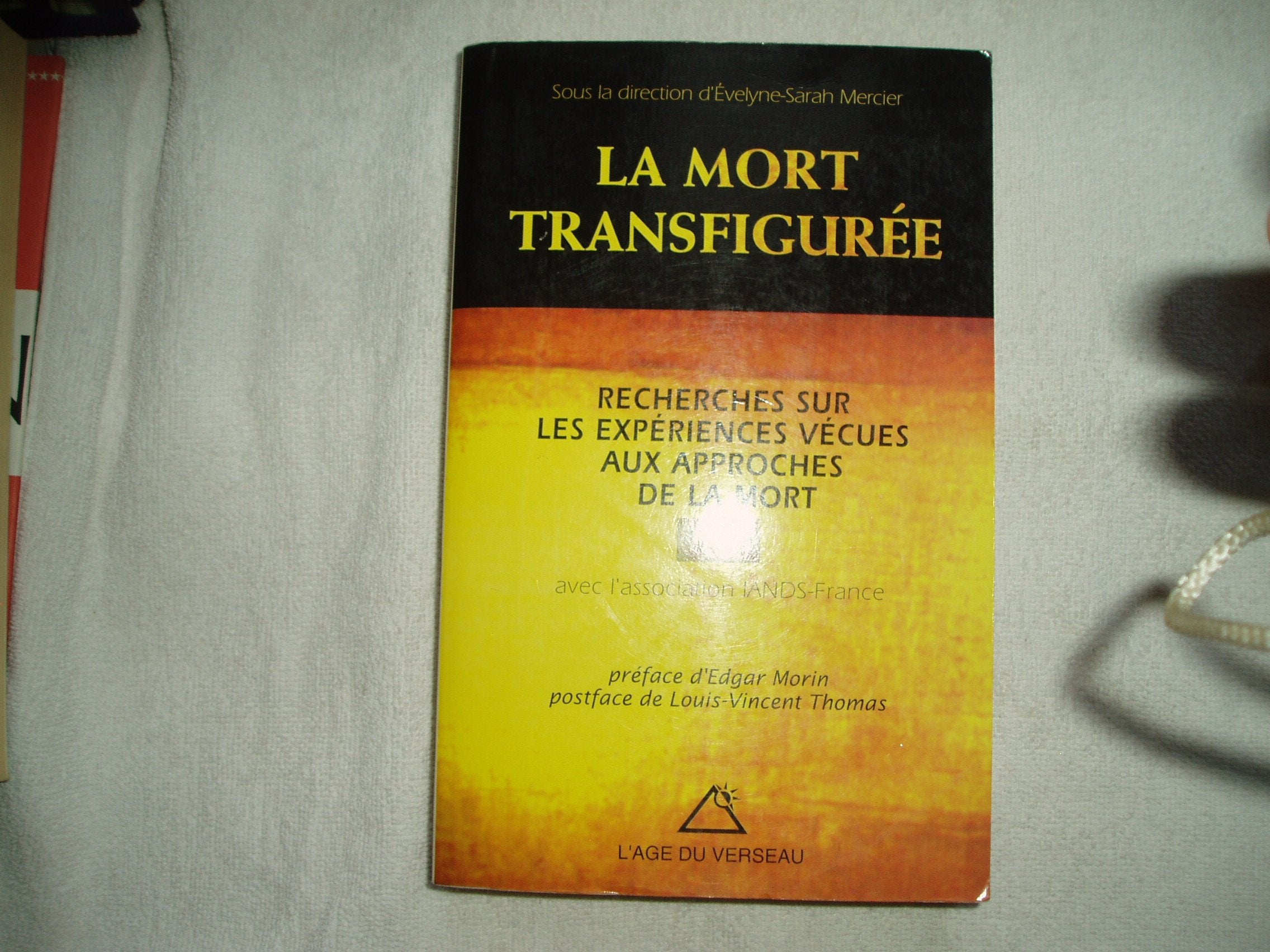 La Mort transfigurée : recherches sur les expériences vécues aux approches de la mort (NDE) Books
