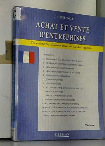 Achat et vente d'entreprises book