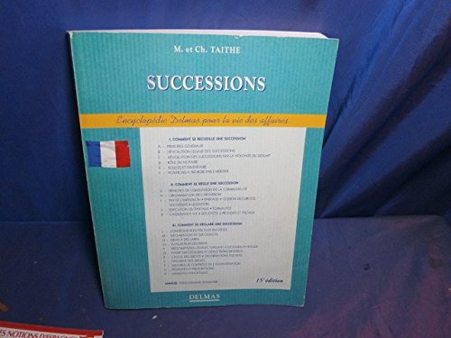 Les Successions. 15eme Edition Books