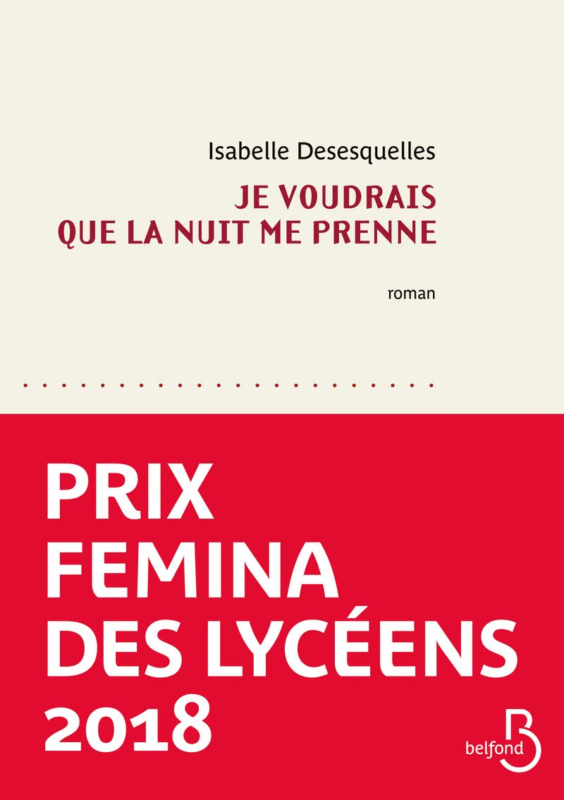 Je voudrais que la nuit me prenne book