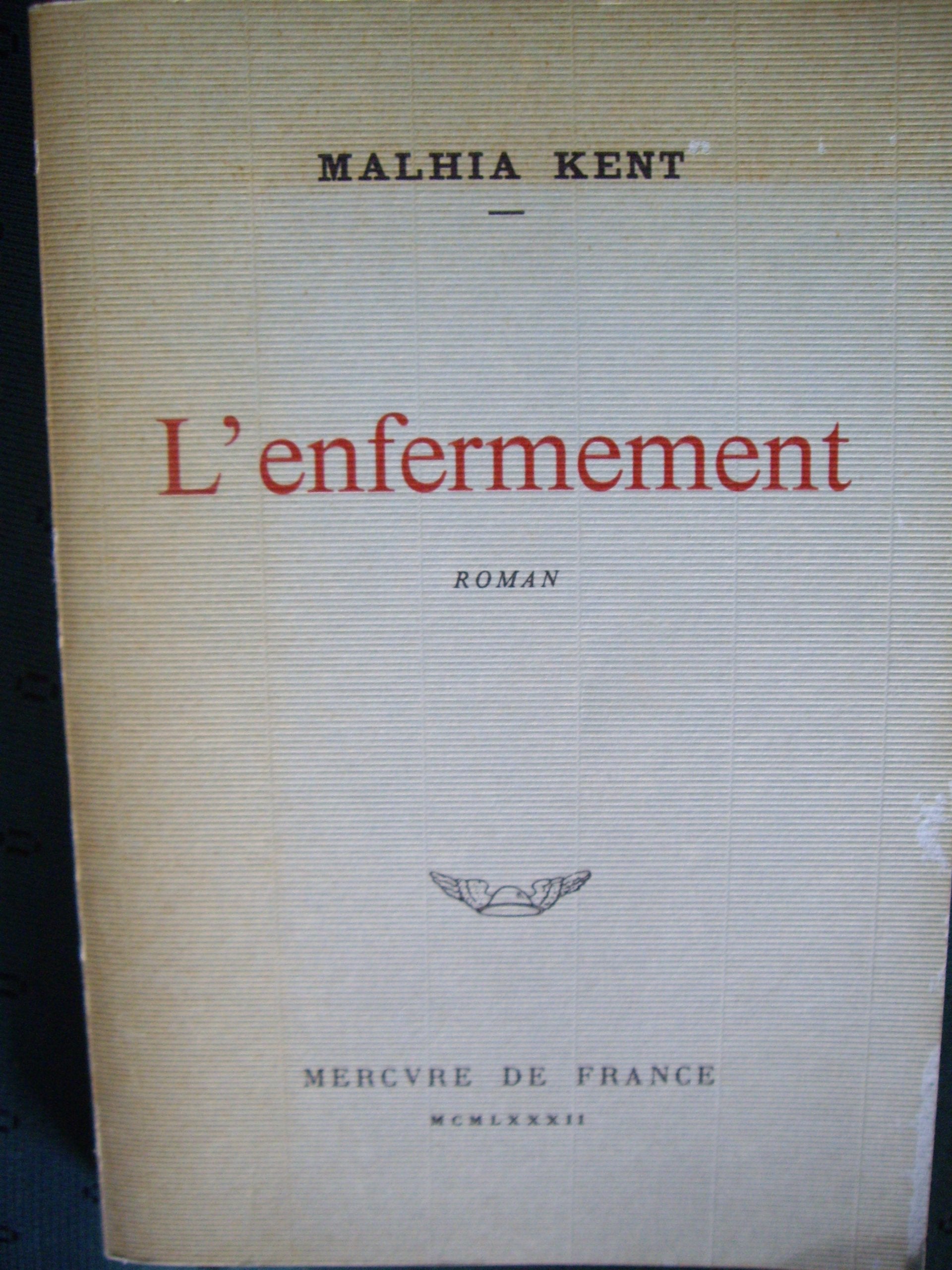 L'enfermement (Littérature Générale) Books