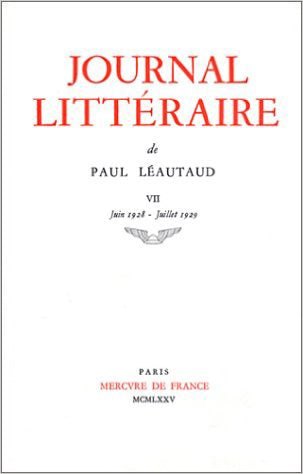 Journal littéraire. Vol. 7. 1928-1929 book