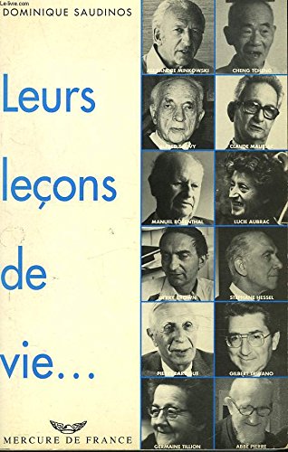 Leurs leçons de vie Books