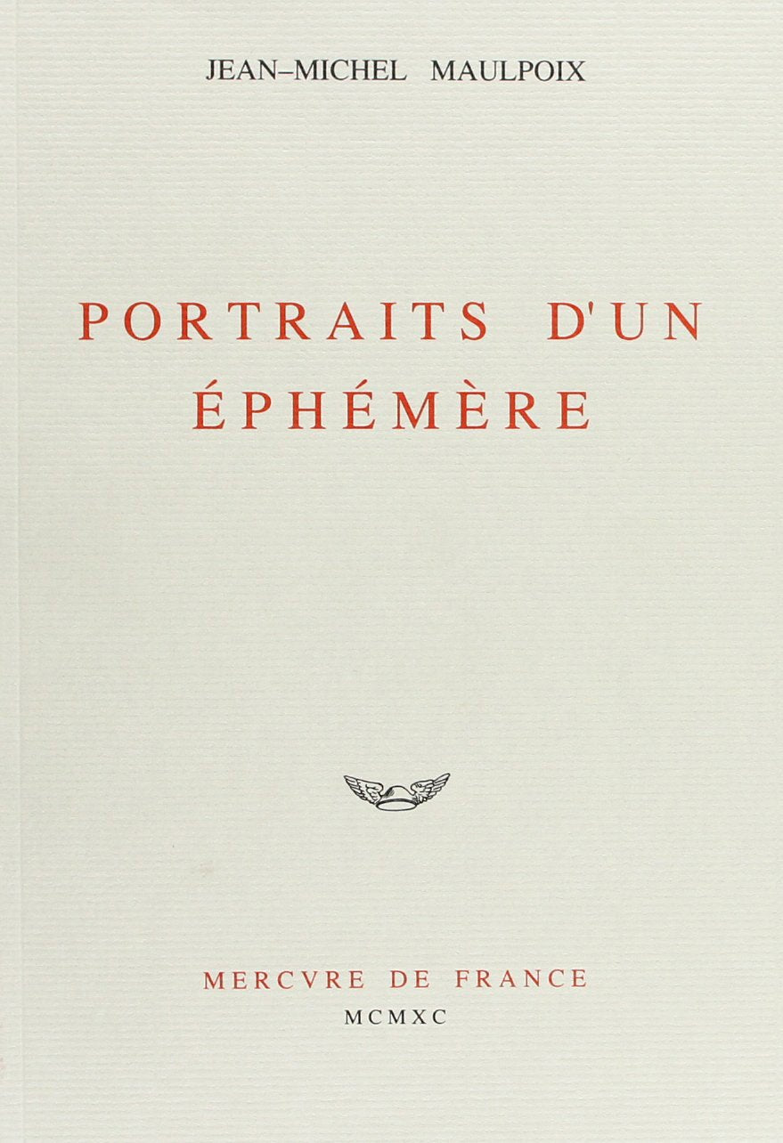 Portraits d'un éphémère Essays & Short Stories