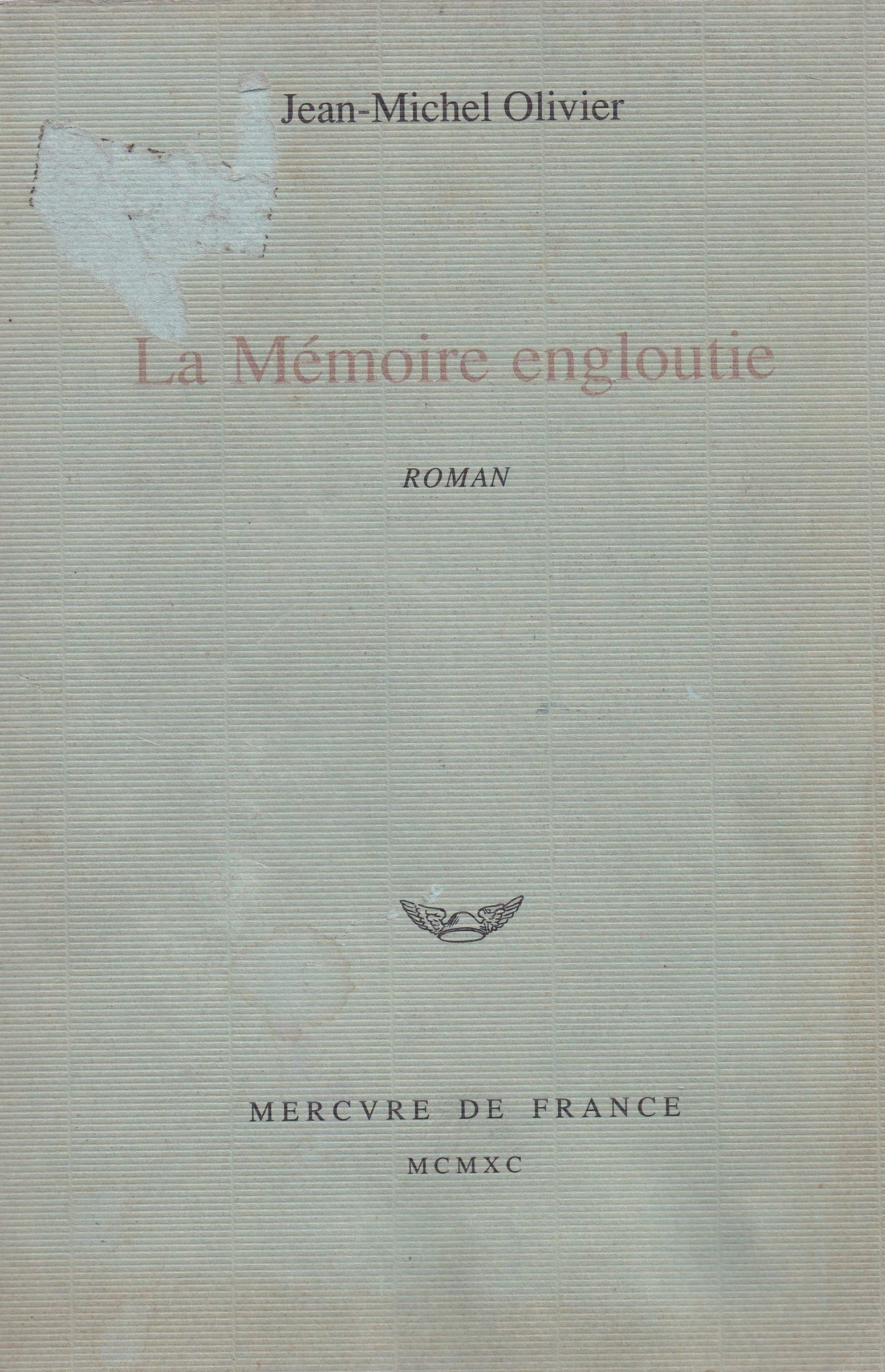La mémoire engloutie book