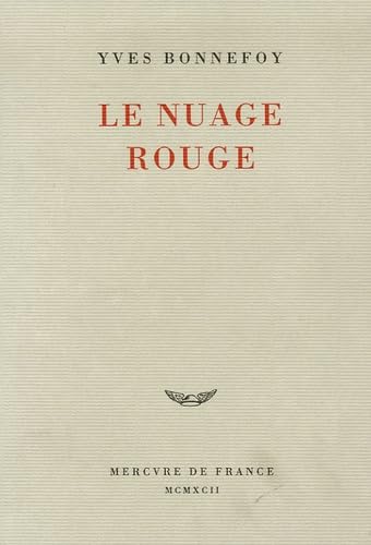Le Nuage rouge: Essai sur la poétique book