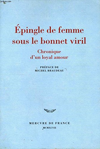Epingle de femme sous le bonnet viril book