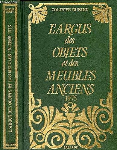 L'Argus des objet et des meubles anciens... book