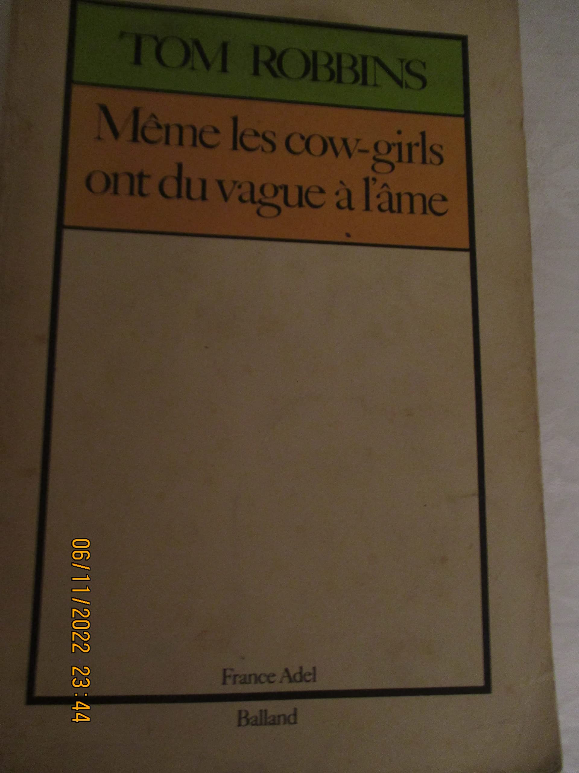 Même les cow-girls ont du vague à l'âme Books