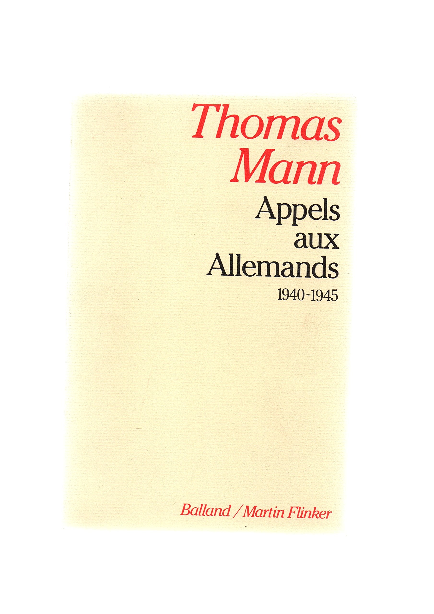 Appels aux Allemands: Messages radiodiffusés adressés aux Allemands, 1940-1945 book