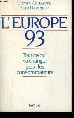 L'europe 93 (Prat F Ancien) Books