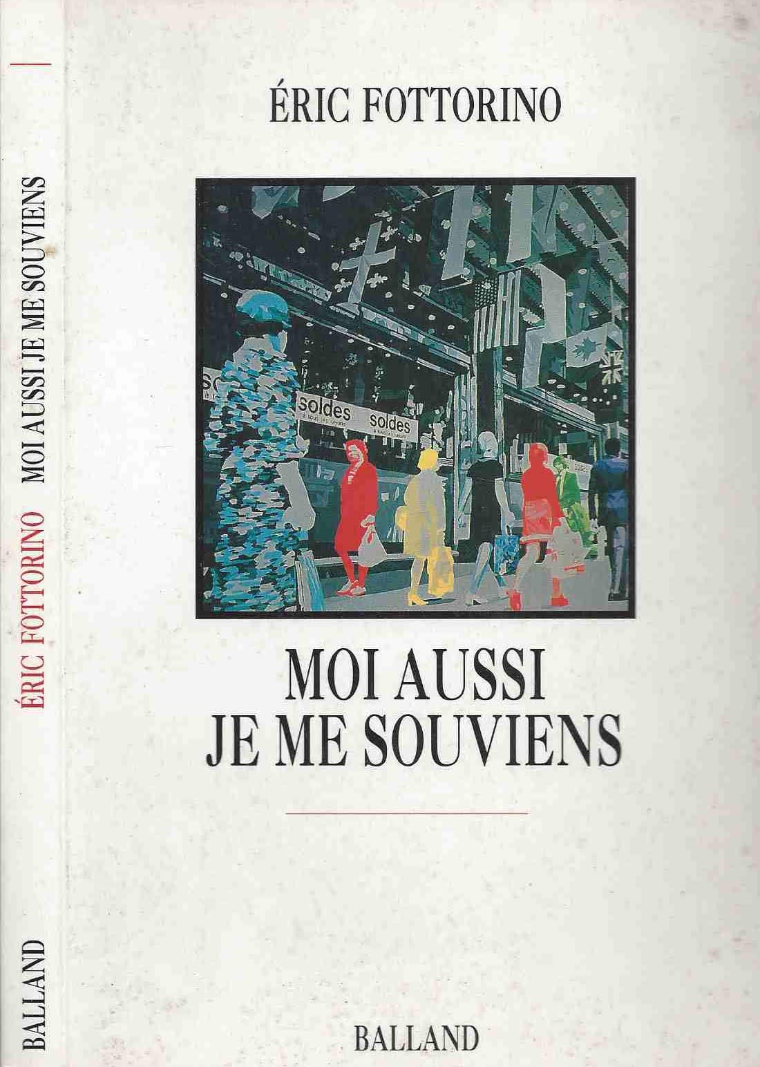Moi aussi je me souviens : roman book