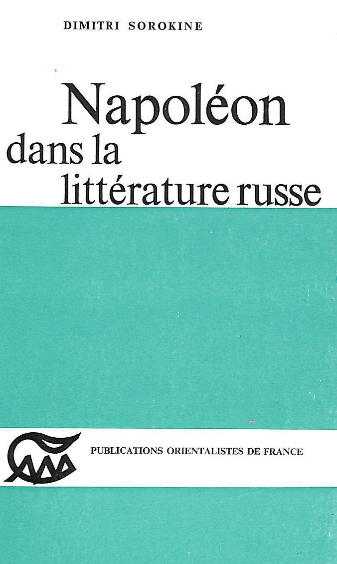 Napoléon dans la littérature russe Books