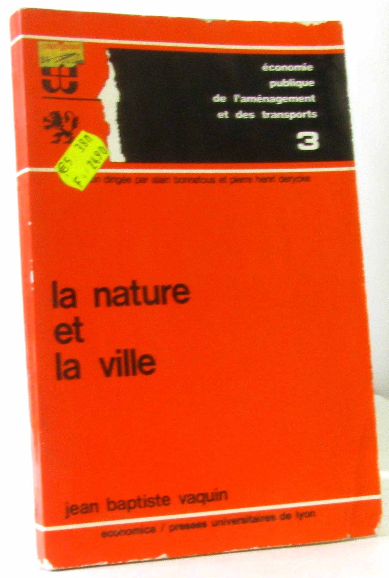 La Nature et la ville book