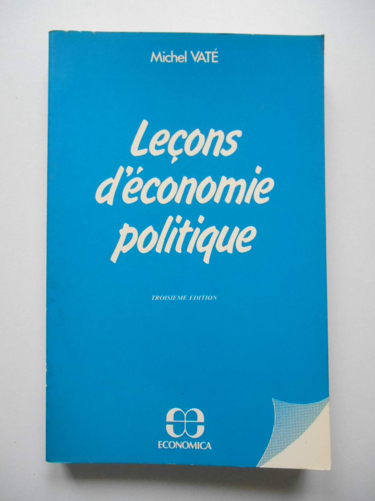 Leçons d'économie politique book