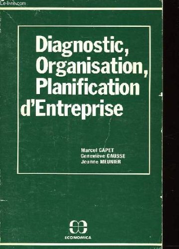 Diagnostic, organisation, planification d'entreprise Books