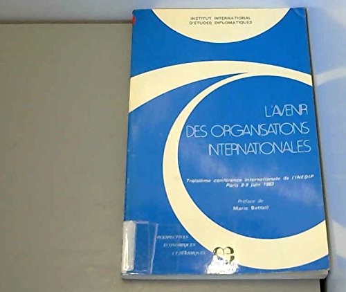 L'Avenir des organisations internationales book