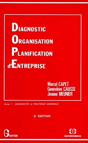 Diagnostic, organisation, planification d'entreprise. Vol. 1. Diagnostic et politique générale Books