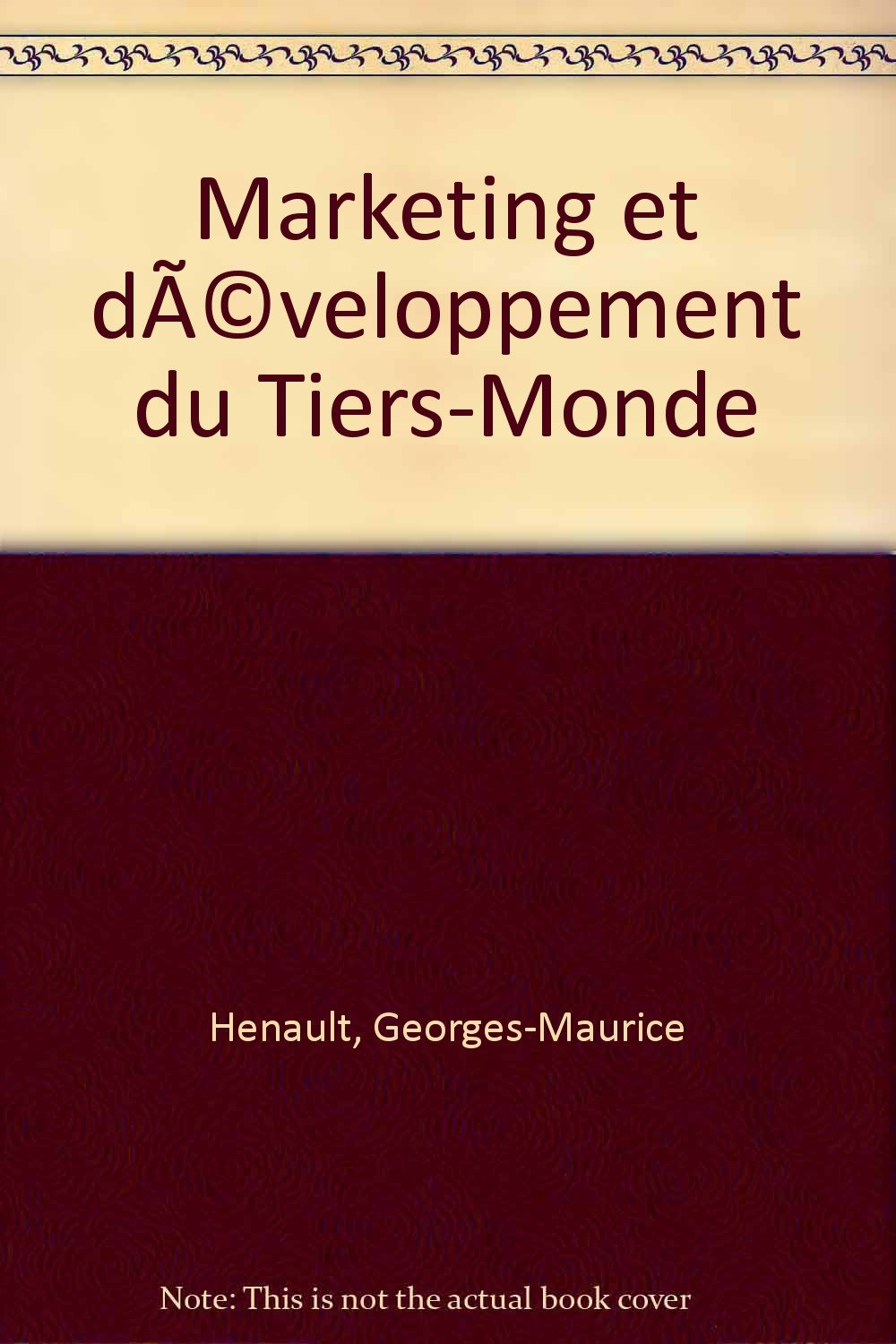 Marketing et développement du Tiers-Monde book