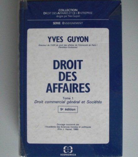 Droit des affaires (Collection Droit des affaires et de l'entreprise) book