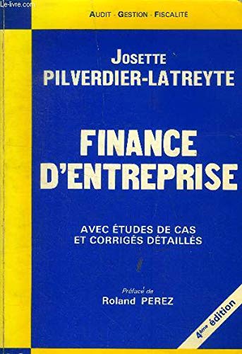 Finance d'entreprise book