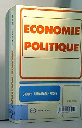 Economie politique book
