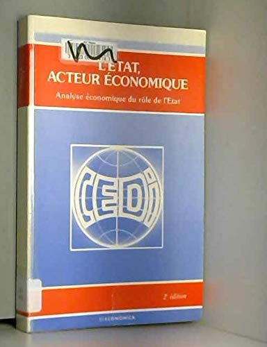 L'etat, acteur economique : analyse economique du role de l'etat Books