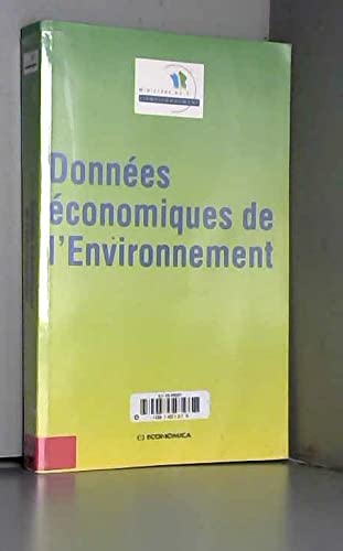 Données économiques de l'environnement book