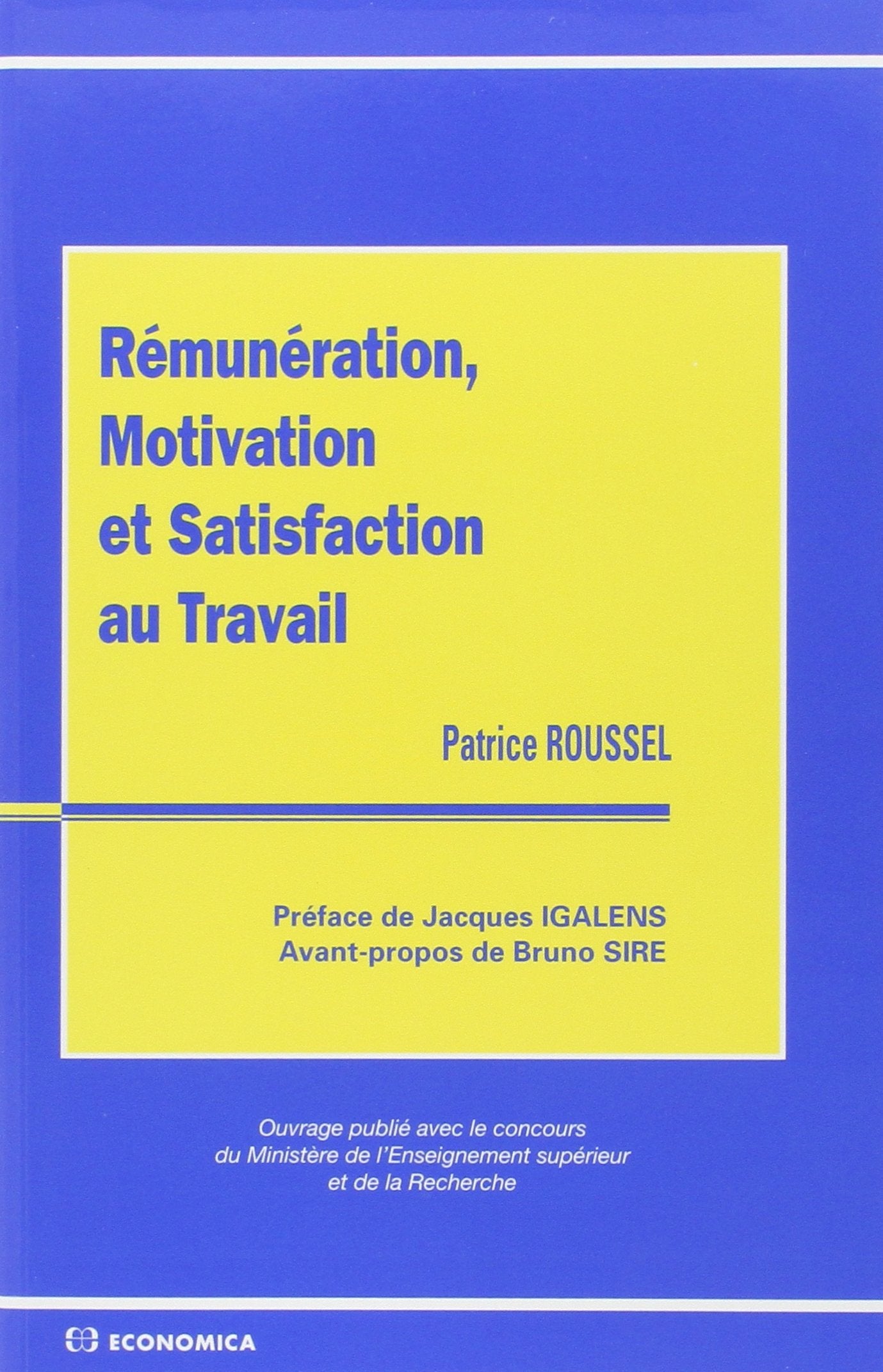 Rémunération, motivation et satisfaction au travail Books