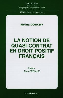 La notion de quasi-contrat en droit positif français book