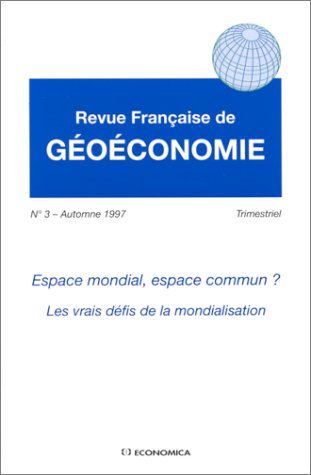 Espace mondial, espace commun ? book