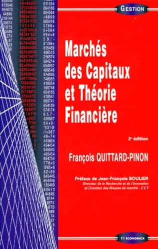 Marches Des Capitaux Et Theorie Financiere. 2eme Edition Books